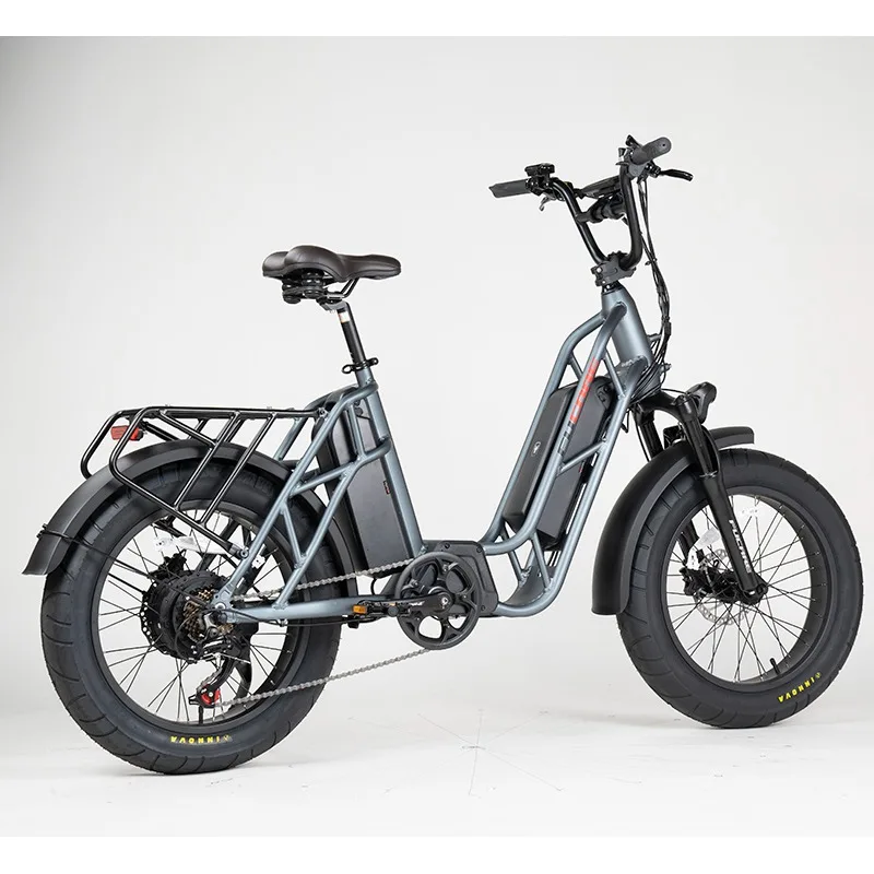 

Throttle Dirt Li-ion Battery Mountain Electric Bicycle Fat Tires E-Bike Cargo 20 Inch 48v Electric Bikes