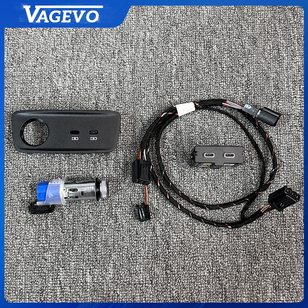 Rear Charging Port Upgrade for Audi Q3 2019+ USB Type-C Interface 83G863324B 575035954 4M0919300 4M0919340 Car Charger Socket