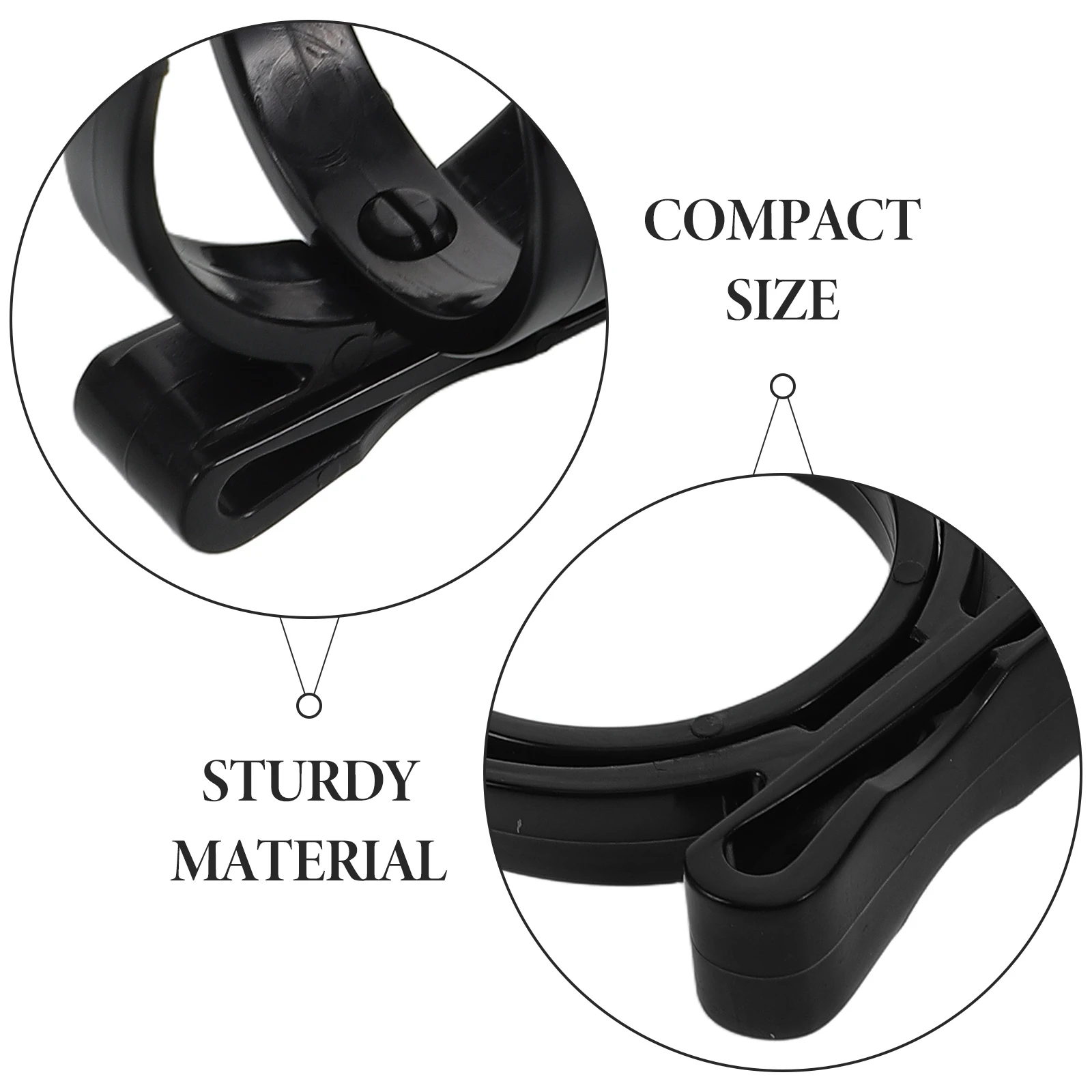 مشبك كرة جولف مزدوج قابل للدوران وقابل للطي وحامل بلاستيكي محمول لحزام حقيبة الجولف ومشابك قفاز منظمة سريعة الإصدار