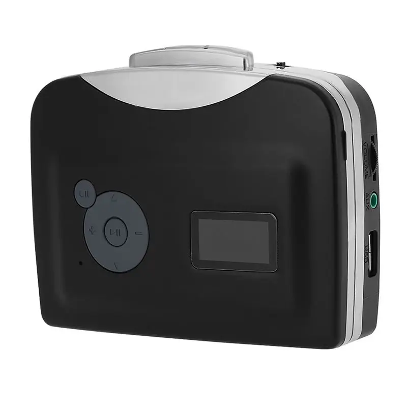 [NEW!A25P】 USB Flash Disk Cassette Player Tape-To-MP3 Converter Standalone Recorder Auto Partition With Earphone Save Feature