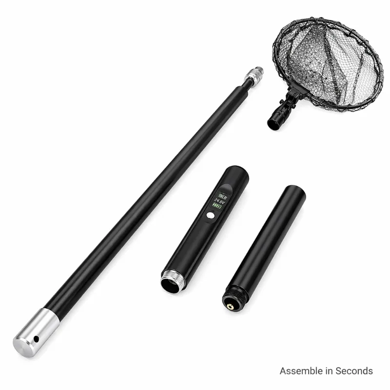 Generation of new energy numerical control integrated rod, outdoor integrated, ultra-light copy net rod electric fishing rod