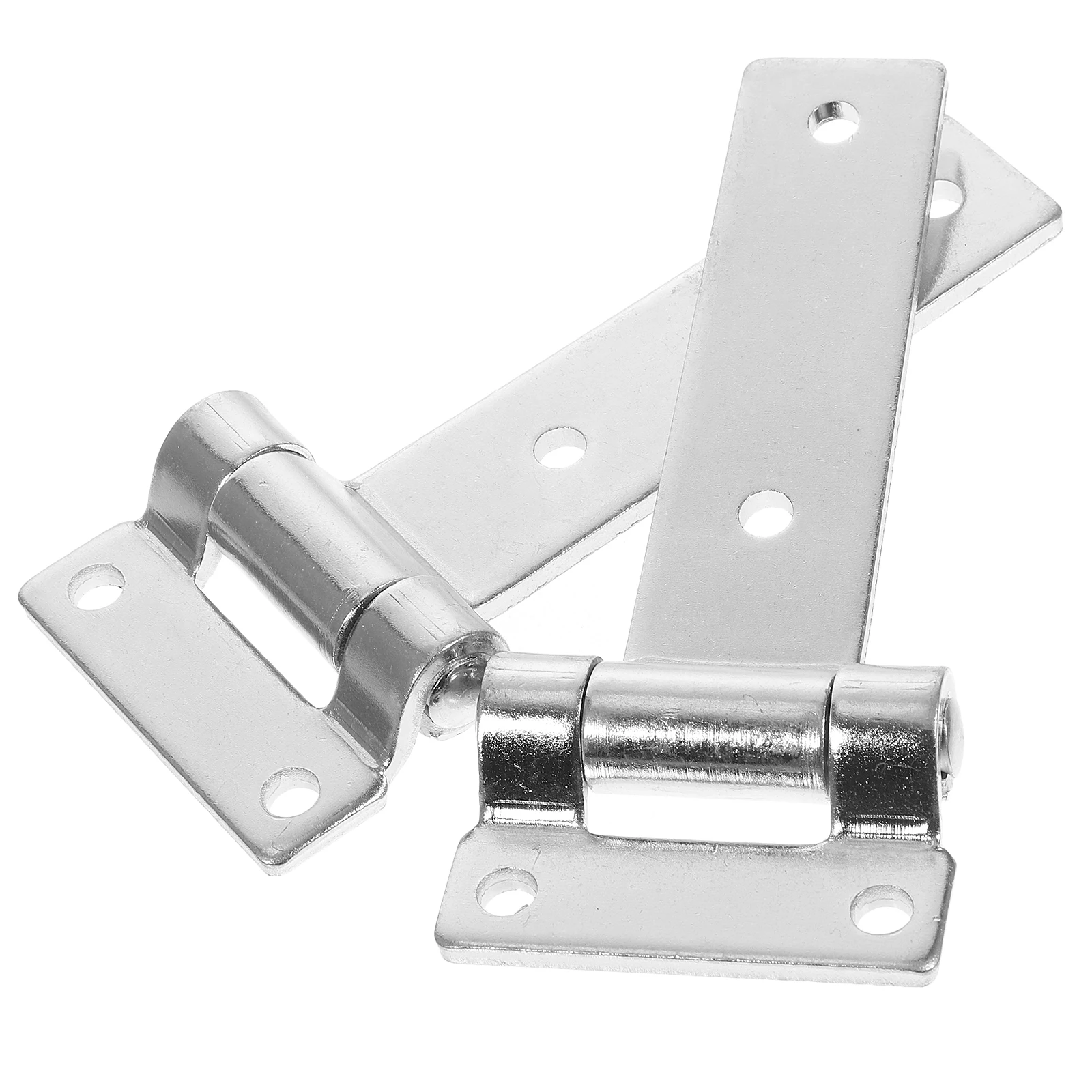 

2Pcs Heavy Duty Hinges Reinforced Galvanized Steel Damping Cabinet Door Hardware Replacement Industrial Outdoor Long Torque