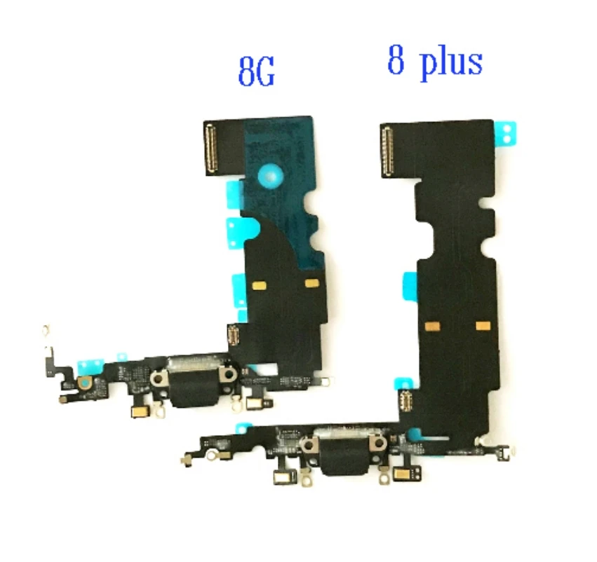 50Pcs NEW For iPhone 6 6G 6S 7 7G 8G 8 Plus USB Charger Charging Port Dock Connector  Headphone Audio Jack Flex Cable