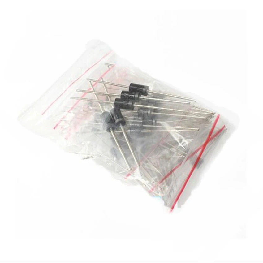 8values=100pcs 1N5399 1N5408 1N4148 1N4007 1N5819 1N5822 FR107 FR207 Switching Diode component kit the quantity check details