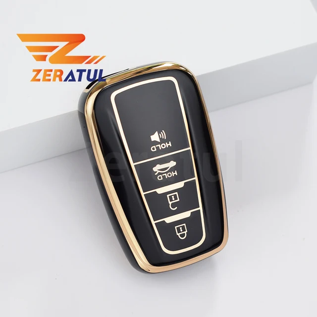 Futerał obudowa kluczyka do samochodu TPU uchwyt na Fob dla Toyota Rav4 Corolla Camry Prius Avalon Hybrid góral 2018 2019 2020 2021