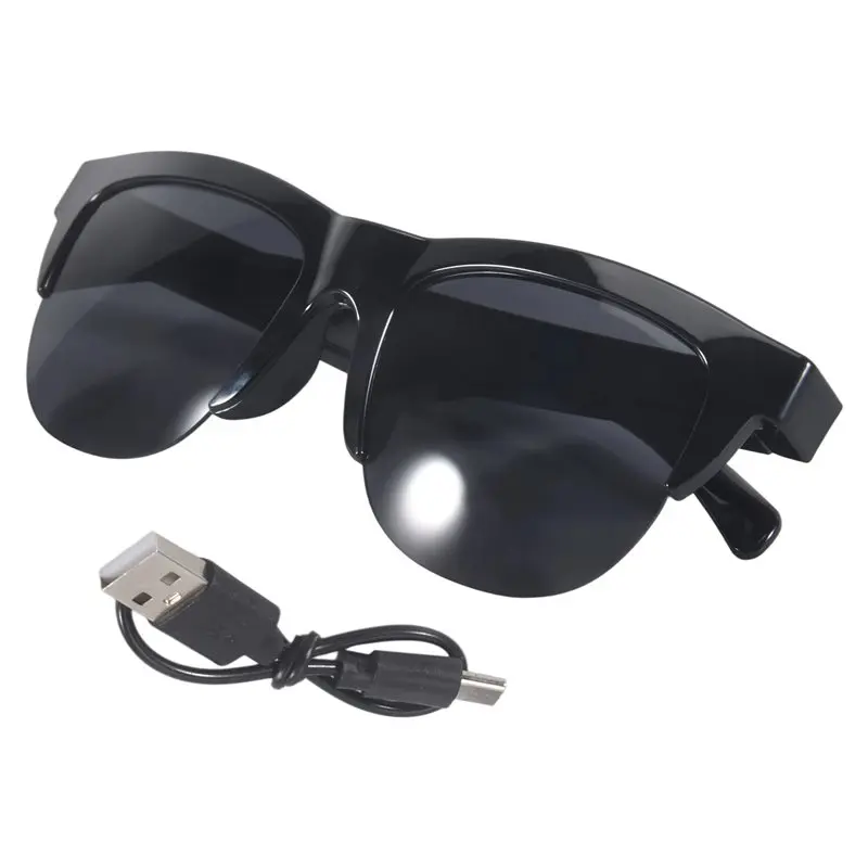 Winter Essential Bluetooth V5.3 Sunglasses Glasses Call Outdoor Sports Headphones HIFI Black Technology Anti-Touch UV view 3