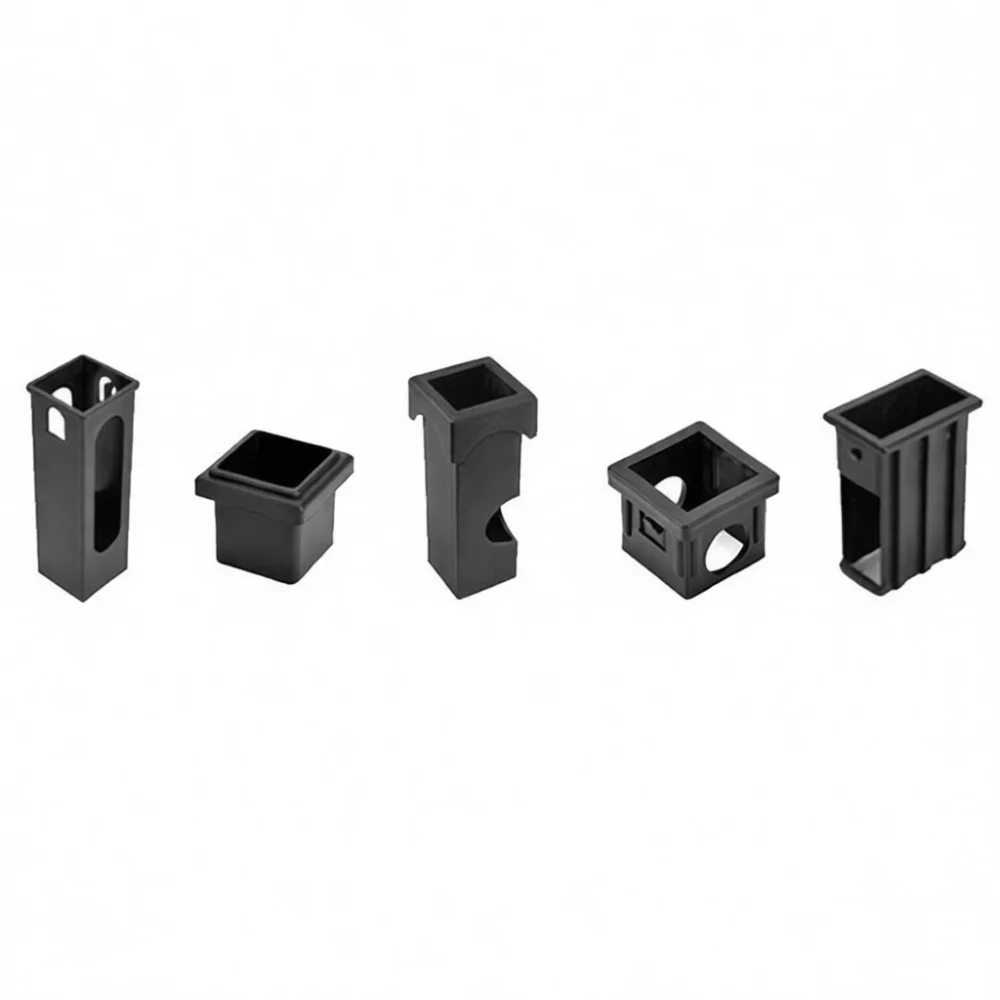 Square Tube Reduction Bushing Adapter For Fitness Equipment 45mm To 40mm Plastic Sliding Sleeve Gym Machine Spare Parts