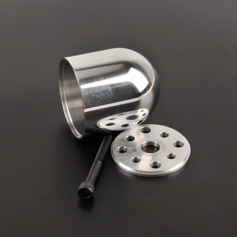 1 pz modello volante in lega di alluminio CNC 1.75 "45mm Spinner argento per DLE 30/55 DA50 EVO54 MLD 35/70