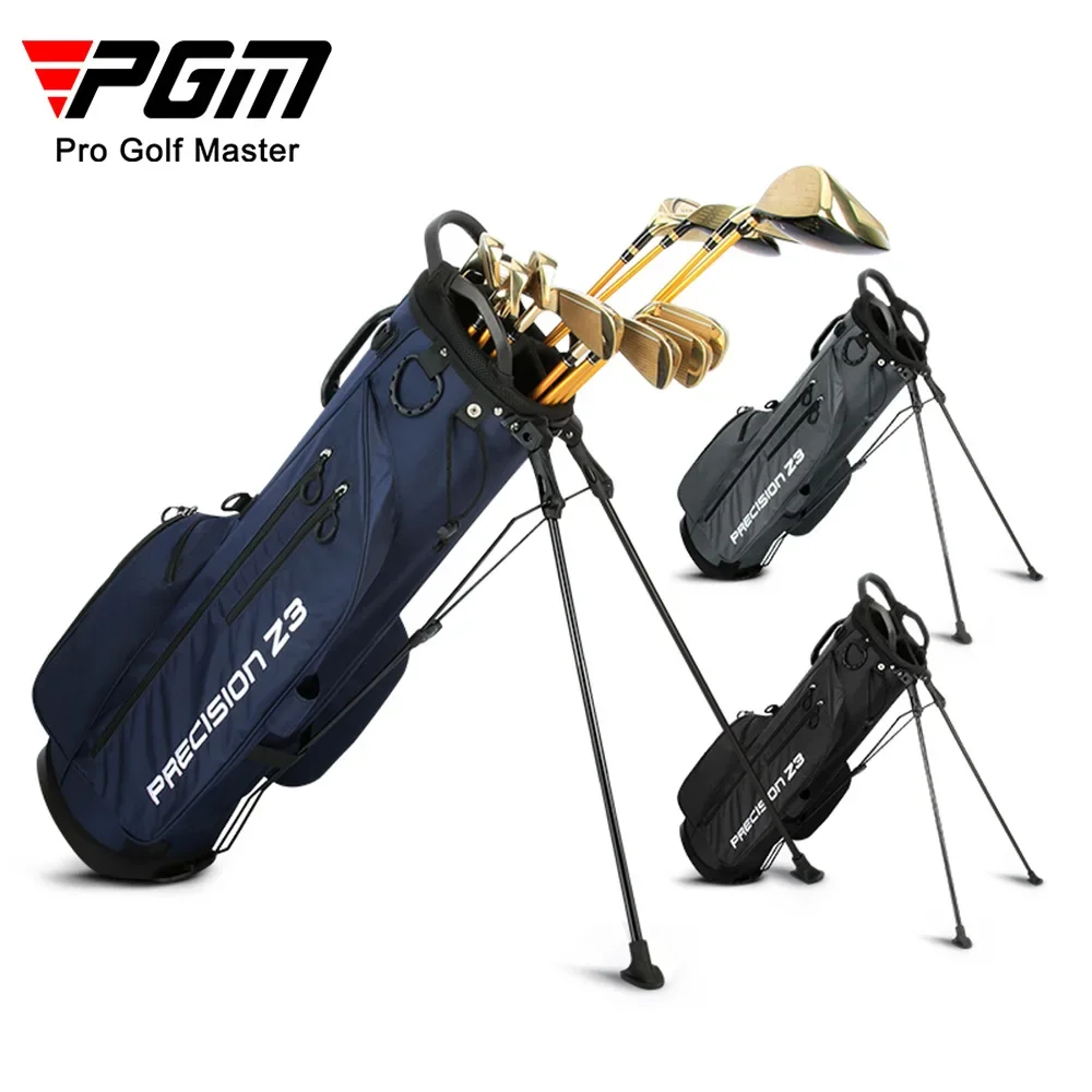 PGM Draagbare Golf Stand Bag met Bretels Mannen Vrouwen Beugel Stand Ondersteuning Lichtgewicht Golf Bagpack Volwassen Golf Club Tas QB074