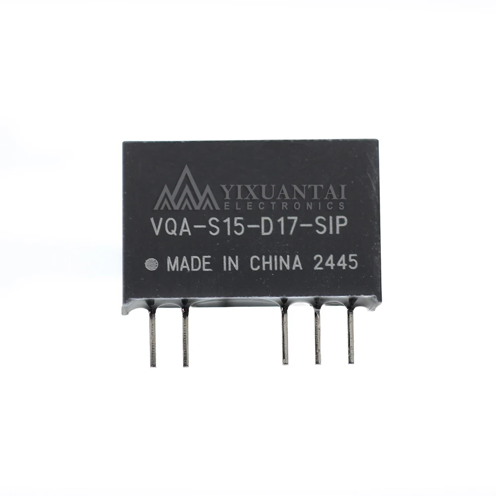 2pcs/Lot  VQA-S15-D17-SIP 【THROUGH HOLE MOUNT ISOLATED CONVERTER 17V -8.6V 2W】 New and Original