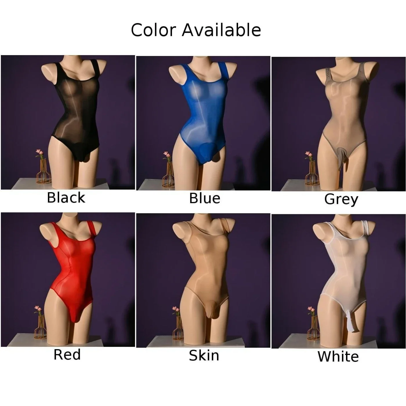 Mens Sexy Bodysuit Stockings Tights Fleece Pantyhose Jumpsuit Ultra Elastic Night Club Wear See-Through Underwear Lingerie