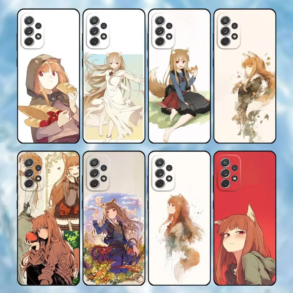 

Merchant Meets the Wise Wolf Phone Case For Samsung S25,S24,S21,S22,S23,S30,Ultra,S20,Plus,Soft Black Shell