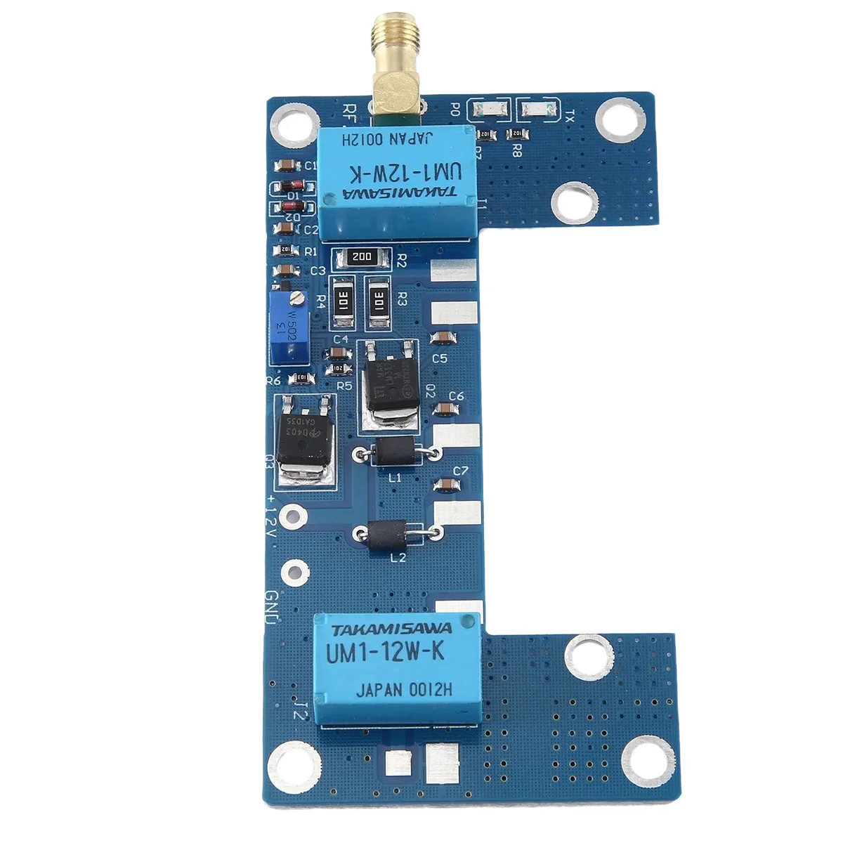 70W Radio RF Power Amplifier Board Transceiver Conversion for RA30H4047M RA60H4047M Ham UHF VHF Walkie-Talkie 130-170M