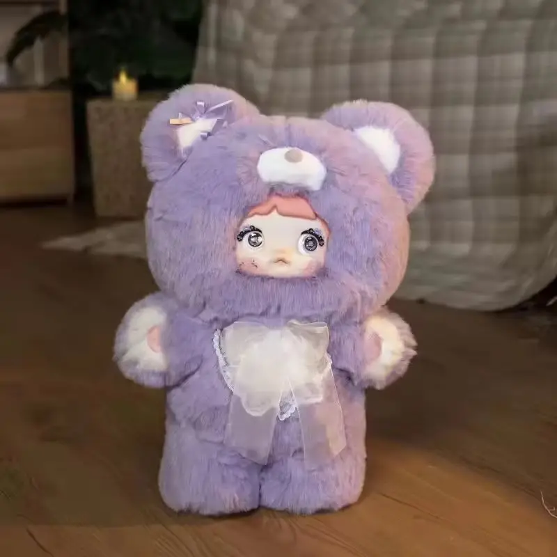 Nommi 400% Blind Box Nommi Goodnight Bear Series Vinyl Cute Doll Mystery Box Room Decoration Collection Christmas Kid Toy Gift