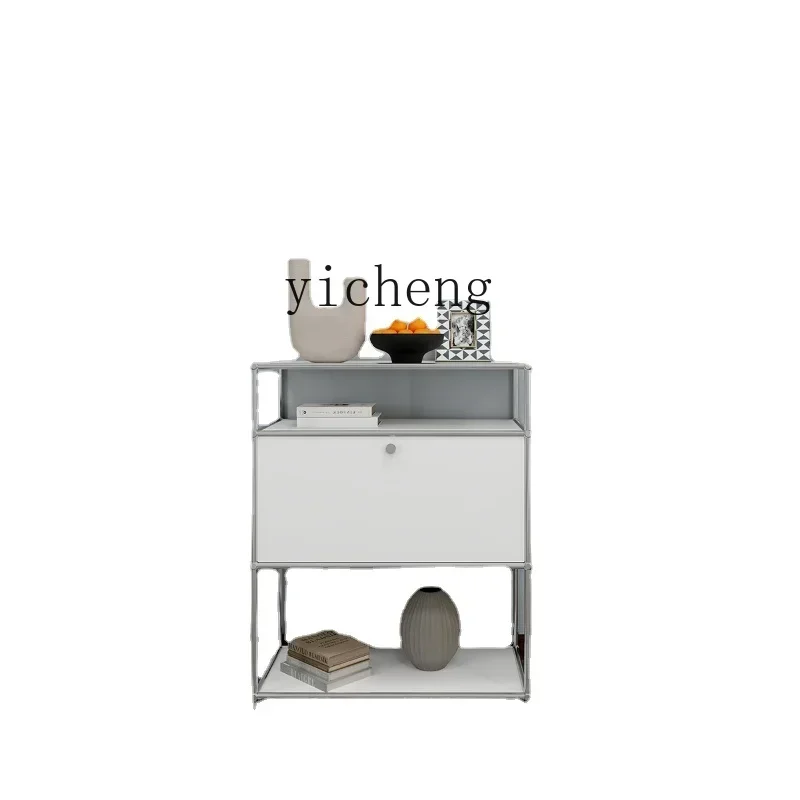 b9 Jewelry Display Shelf Stainless Steel Assembled Assembly Cabinet Home and Commercial Sideboard Cabinet
