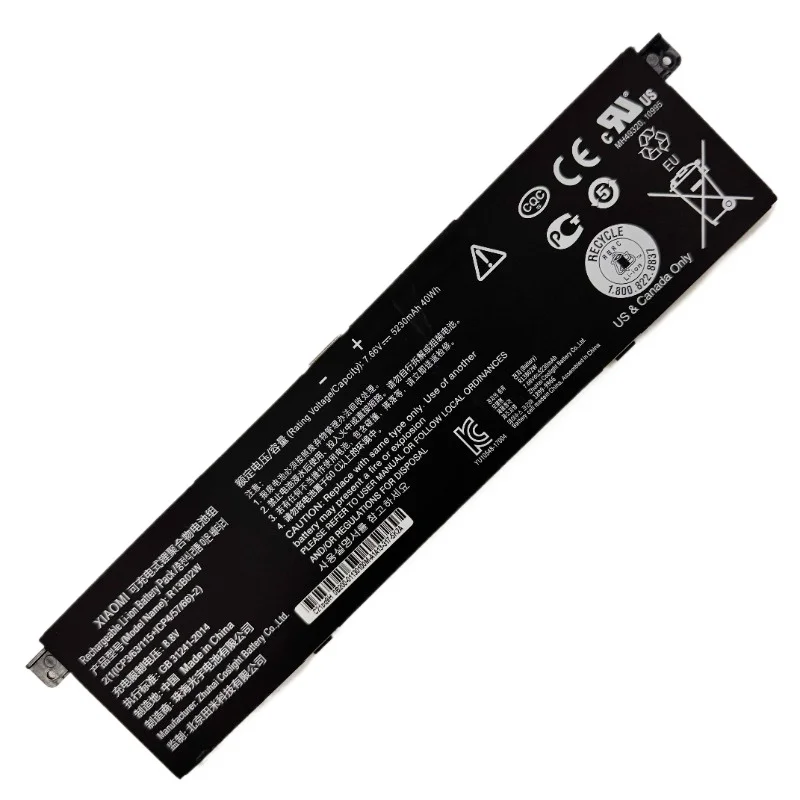 4400mAh 5230mAh Gloednieuwe Laptop Batterij R13B01W Voor XIAOMI Air13 13.3inch 161301-01 R13B01W R13B02W Notebook