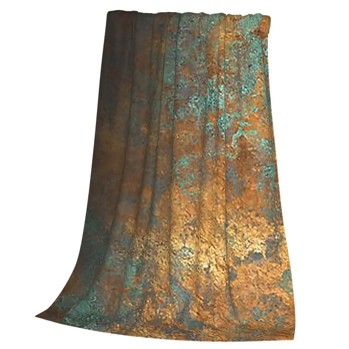Oxidized Copper Blankets Soft Warm Flannel Throw Blanket Plush for Bed Living room Picnic Travel Home Sofa