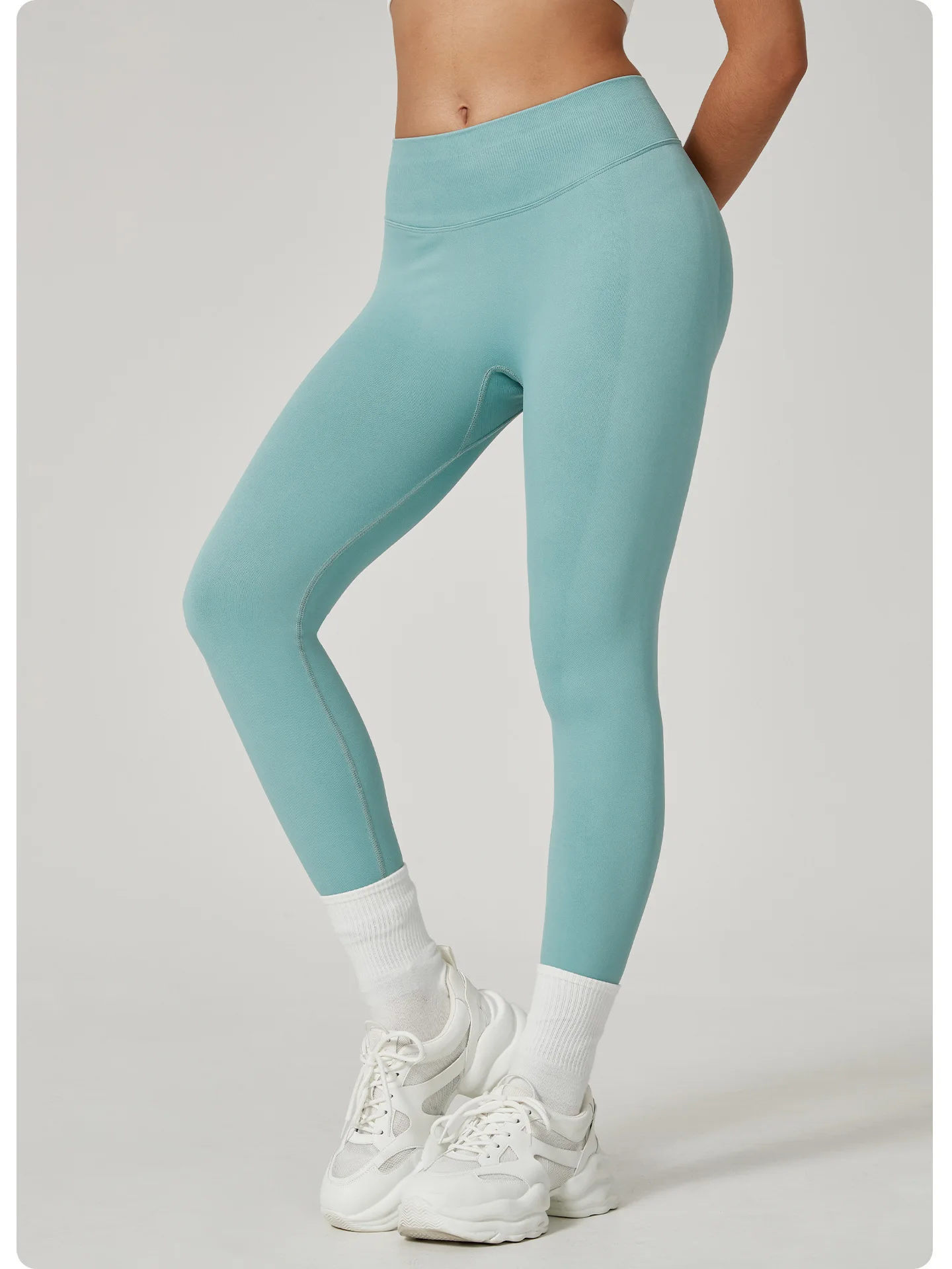 No Awkward Lines Lifted Buttocks Peach Buttocks Fitness Pants Sports Yoga Pants Sports Style High Waist Yoga Pants