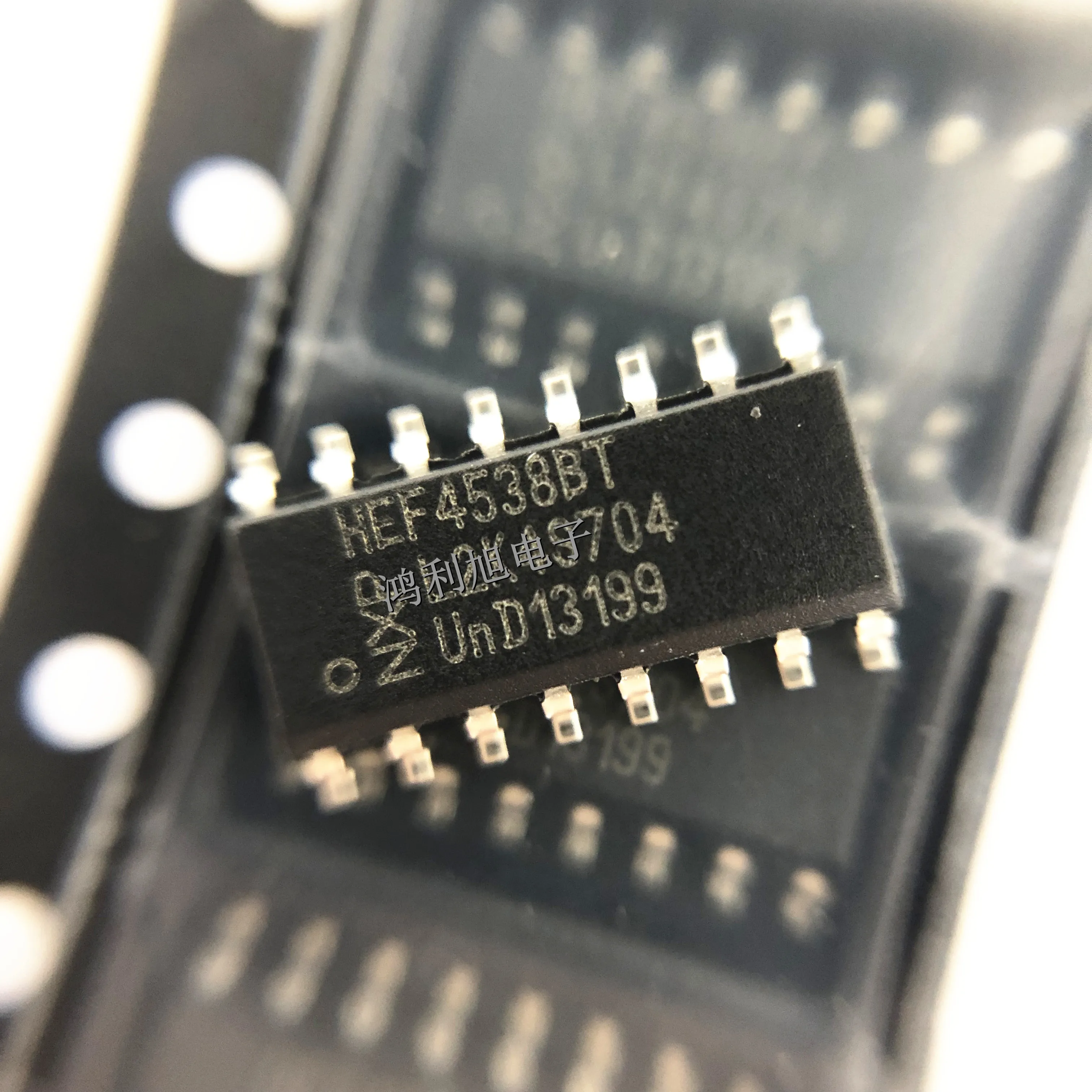 5PCS/Lot HEF4538BT,653 HEF4538BT SOIC-16 Single State Multi Harmonic Oscillator IC Chip 3V-15V New Original Now