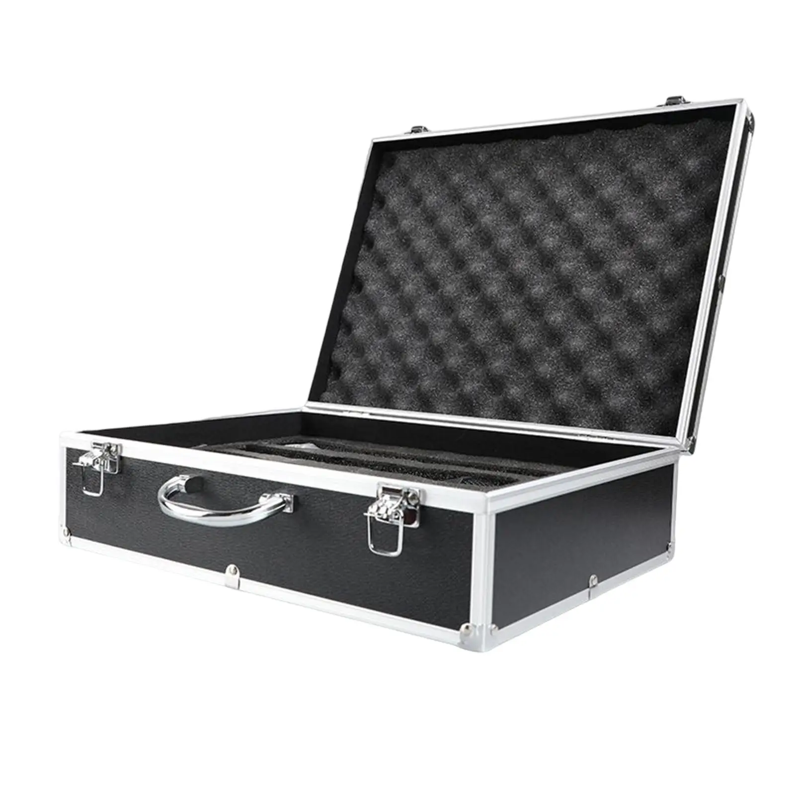 Instrument Storage Case Microphone Carry Case Portable Durable Hard Shell Storage Foam Case Microphone Box for Mixer Accessories