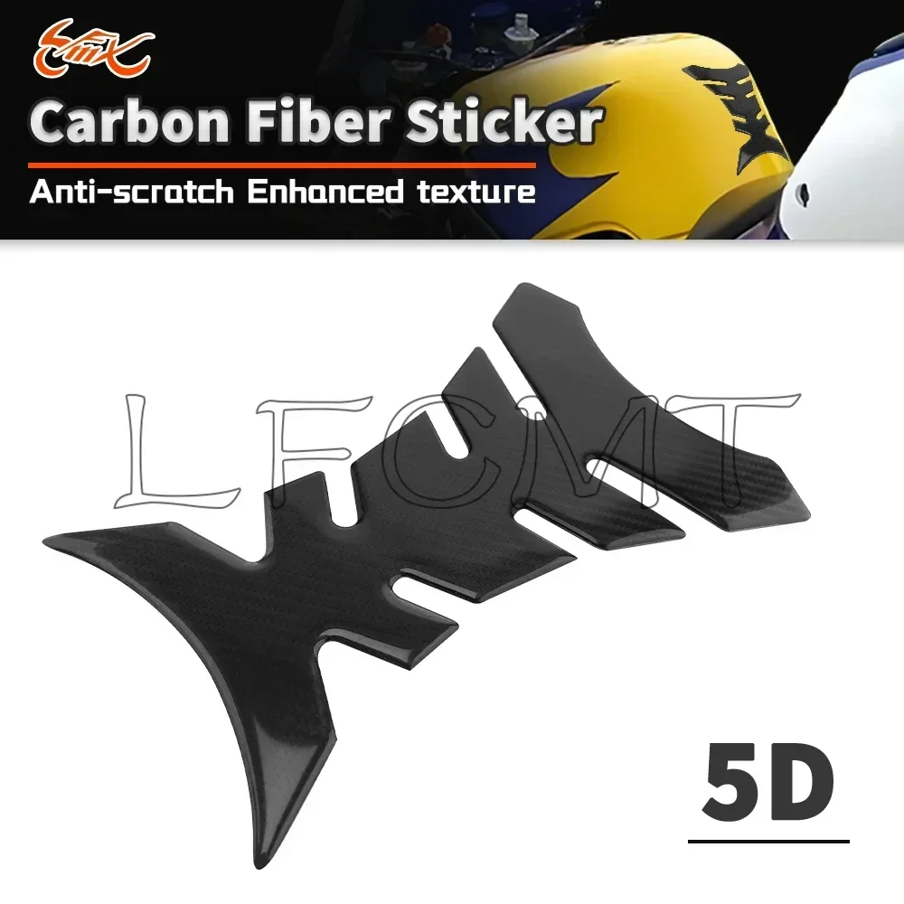 

5D Motorcycle Carbon-Look Tank Pad Protector Sticker Decal Fit for BMW G310GS F650/750/850GS S1000RR XR Hp4 R1250 K1600 R1200 GS