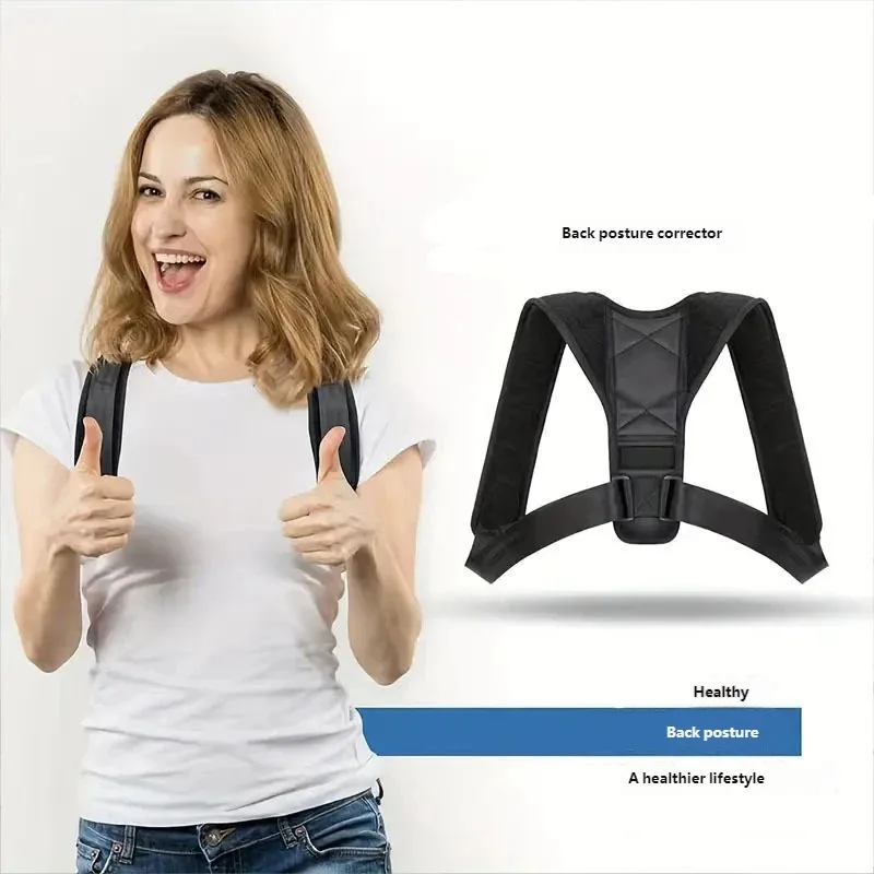 Unisex Haltungskorrektur-Gürtel für Erwachsene – Rücken- und Schulterstütze für den täglichen Gebrauch – Tragbarer Körpergurt zur Verbesserung der Sitzhaltung – Detail 2