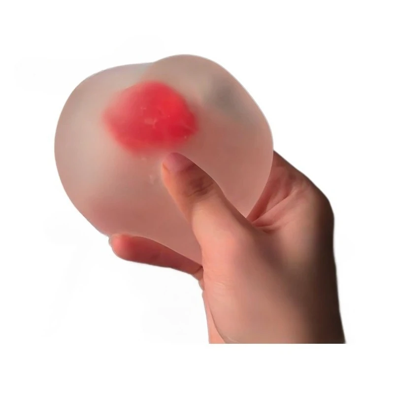 Erdbeer-Mochi-Squeeze-Spielzeug, lindert Stress und Entlüftungswutenspielzeug, langsamer Rückprall, Stressabbau-Spielzeug, lindert Stress für Freunde – Detail 4