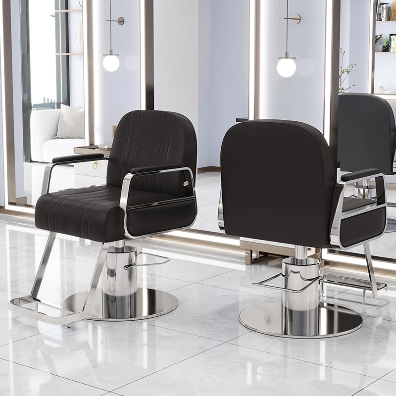 

Barbershop Chair Salon Hair Stylist Armchair Beauty Barber Professional Hairdressing Armchairs Styling Station Mirror Chairs