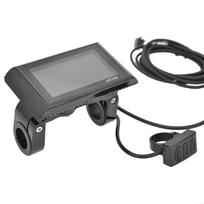 Q6PA Electric Bike LED Display SW900 Bicycles Ebike Computer Speedometer Display