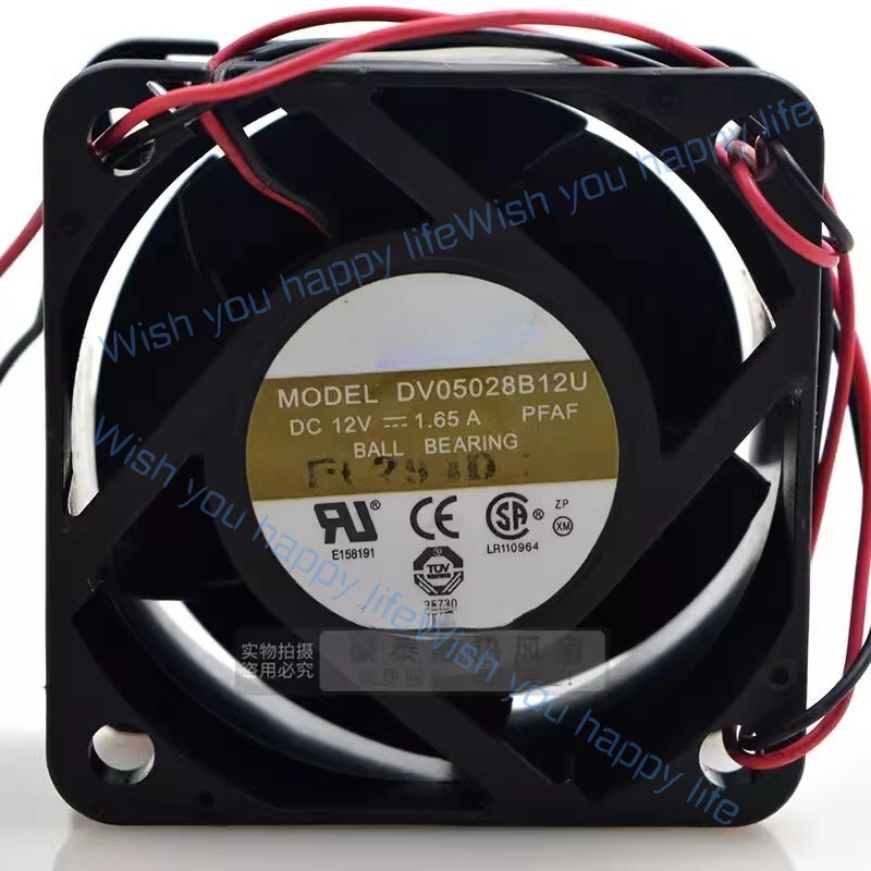 L... for AVC DV05028B12U 5028 DC12V 1.65A 5CM 2-Wire Server Cooling Fan