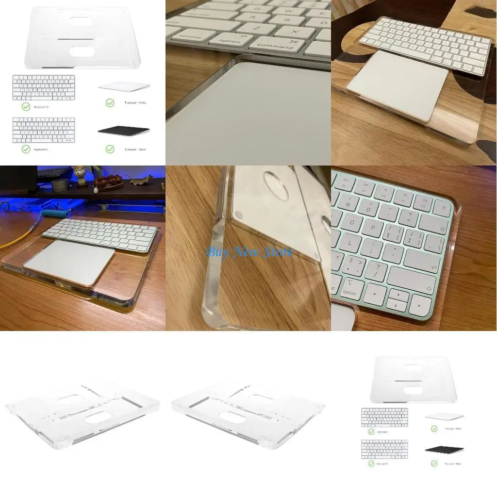 

20CE Wrist Rest For 2023 Trackpads 2/3 Keyboards With Numeric Acrylic Stand