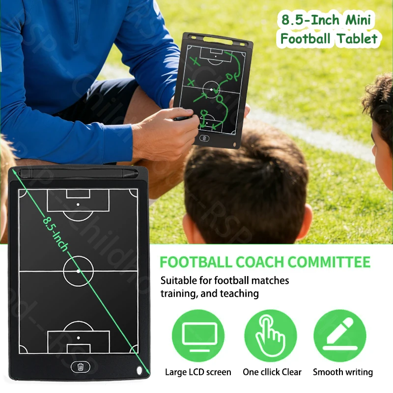 

8,5-дюймовый ЖК-дисплей, футбольный баскетбольный тренер, тактический планшет, футбольный тренер, стратегический электронный маркер, доска для спортивных тренировок, подарок