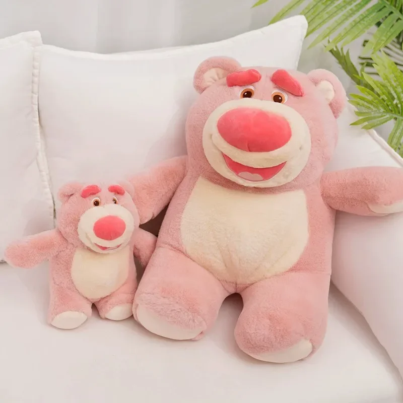 

30cm Disney Toy Story 3 Lotso Anime Plush Toy Kawaii Strawberry Bear Plush Doll Cartoon Bear Plush Doll Birthday Girl Gift