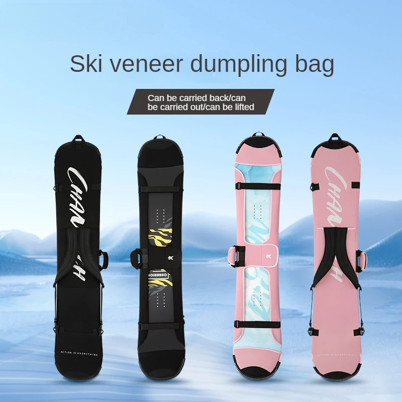 Single snowboard waterproof and wear-resistant protective board bag thickened single shoulder skiing backpack skiing storage bag