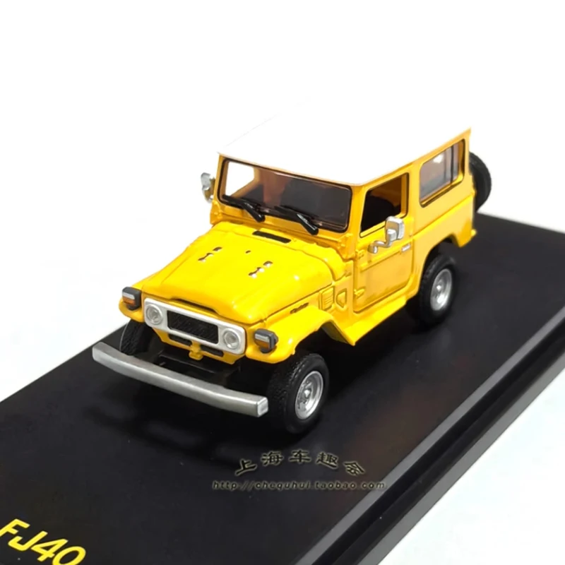 Diecast 1:64 Scale FJ40 Off Road Vehicle Alloy Car Model Finished Product Simulation Toy Collection Gift Static Model Display