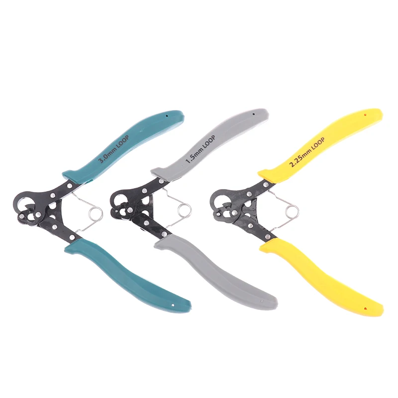 

Набор плоскогубцев для проволоки 1,5/2,25/3 мм для намотки проволоки, изгиба, ремонт, инструмент для изготовления ювелирных изделий, плоскогубцы с круглым носом для обмотки колец