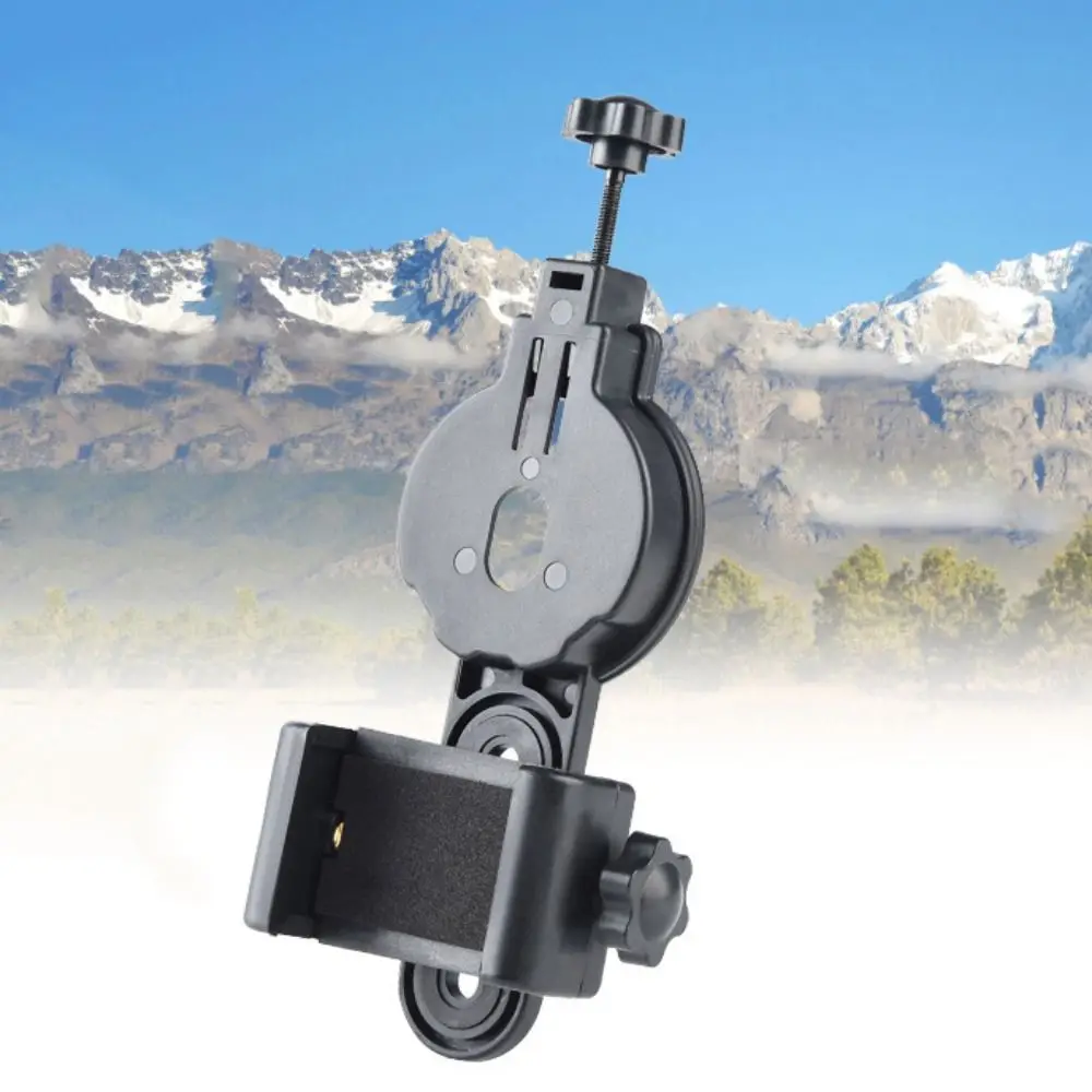 Universele telefoonlens fotografie adapter mount upgrade verstelbare spotting scope adapter mount zwart compatibel