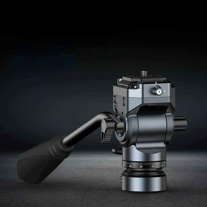 

Hydraulic gimbal SLR camera track slide universal half bowl