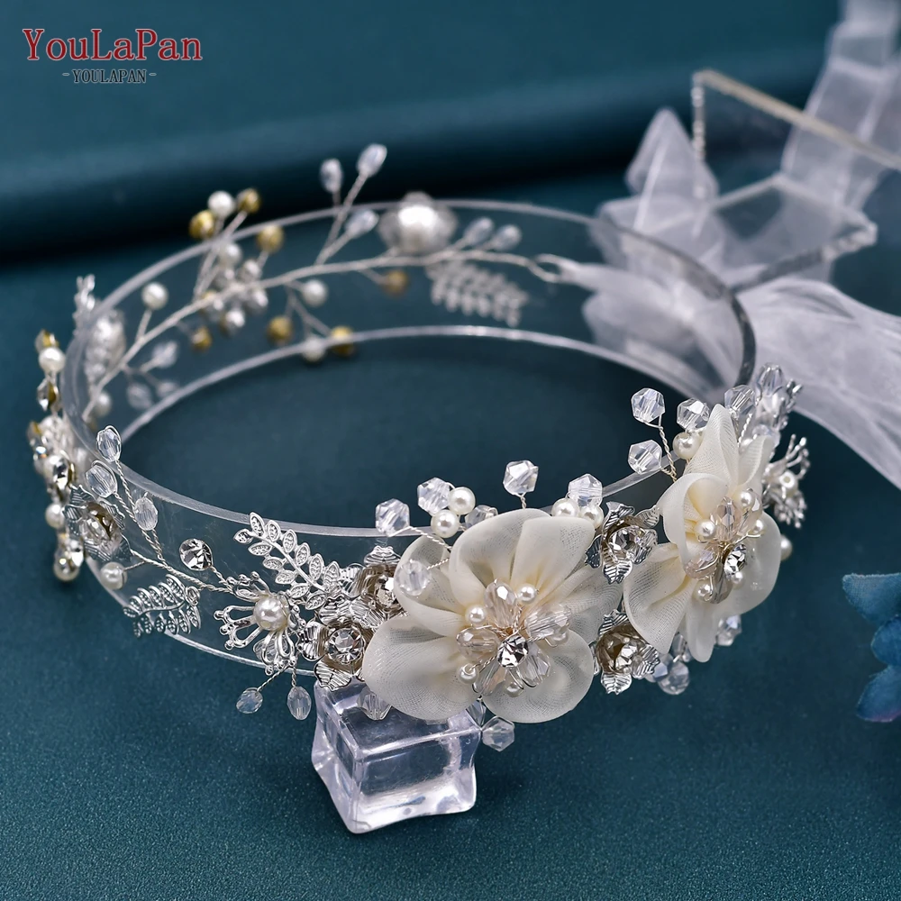 YouLaPan Wedding Belt Organza Flower Woman Dress Belt Party cintura da sposa accessori per abiti da sera cintura con foglie SH275