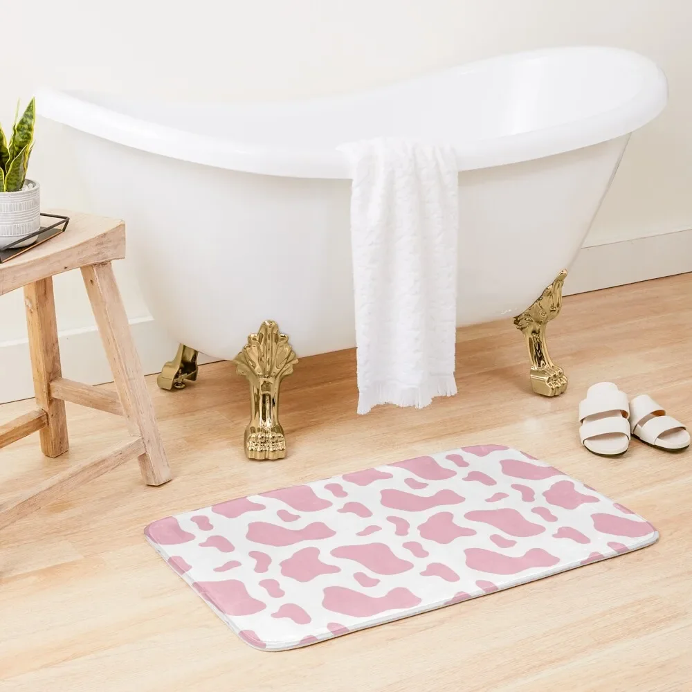 

Pink Cow Bath Mat Bathroom Foot Bathroom Floors Carpet For Bath Anti-Skid Mat