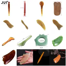 Natural Jade Stick Stone Gua Sha Facial Massage Acupunctur Point Pen Chinese Medicine Guasha Beauty Messager Tool