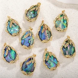 Beads Jewelry Accessories Bag Charms Diy Luxury Christmas Bracelet Necklace Pendants Abalone Shell Baroque Sweater Chain Pendant