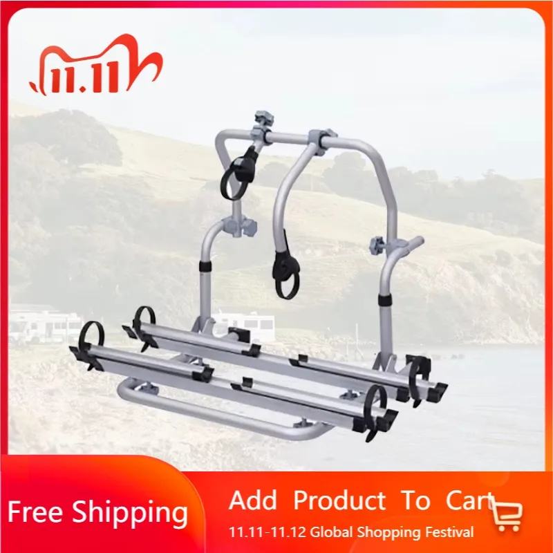 

STLF Caravan Bicycle Rack Telescopic Aluminum Alloy Track Retractable B Type Car to Use It