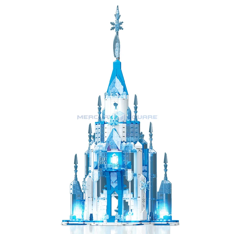 

Ice Castle Model Building Blocks MOC JJ9025 Winter Snow Magic Modular Architecture House Bricks Ideas Toy Gift Girls Boys Kids