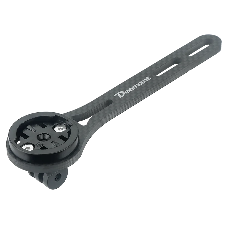 AliExpress DEEMOUNT Deemount Bicycle Carbon Fiber Computer Bracket Cycling Speedometer Headlight Stand Holder for Garmin/Wahoo/Bryton/Blackbird/XOSS