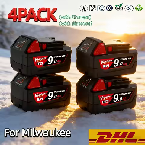 18V 6Ah For Milwaukee M18 Battery Li-Ion Replacement Battery For Milwaukee 18V M18 48-11-2830 0730-20 Tool battery