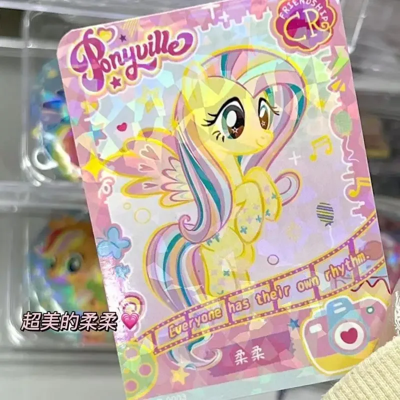 Kawaii Cute My Little Pony Card Small Card 3 Inches Decorative Card Postcard Ins Anime Birthday Gift Girlfriend Gift Girl Toy