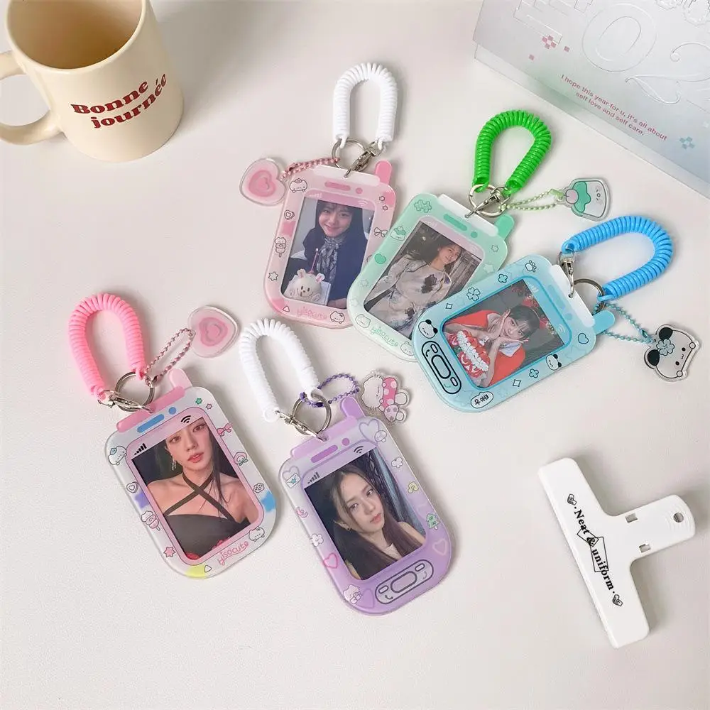 Gifts Cartoon Card Case Heavy-Duty Keychain Badge Holder Bag Pendant Student Meal/Bus Card Card Case