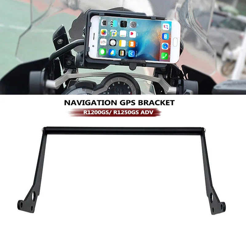 

For BMW R1200GS R1250GS LC Adventure R 1200 1250 GS ADV Motorcycle GPS Phone Navigation Bracket Front Bar Holder Mount Stand
