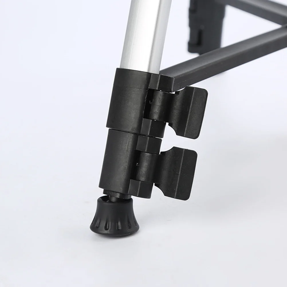 

Telescopic Silver Camera Tripod Phone Holder Stable Practical Outdoor Supporter Non-Slip Foot Pads Universal Screw Port Live